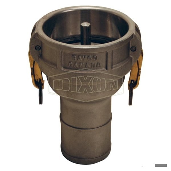 Vapor Recovery Coupler, 4 x 3 in Nominal, Coupler x Hose Shank End Style, Aluminum, Domestic